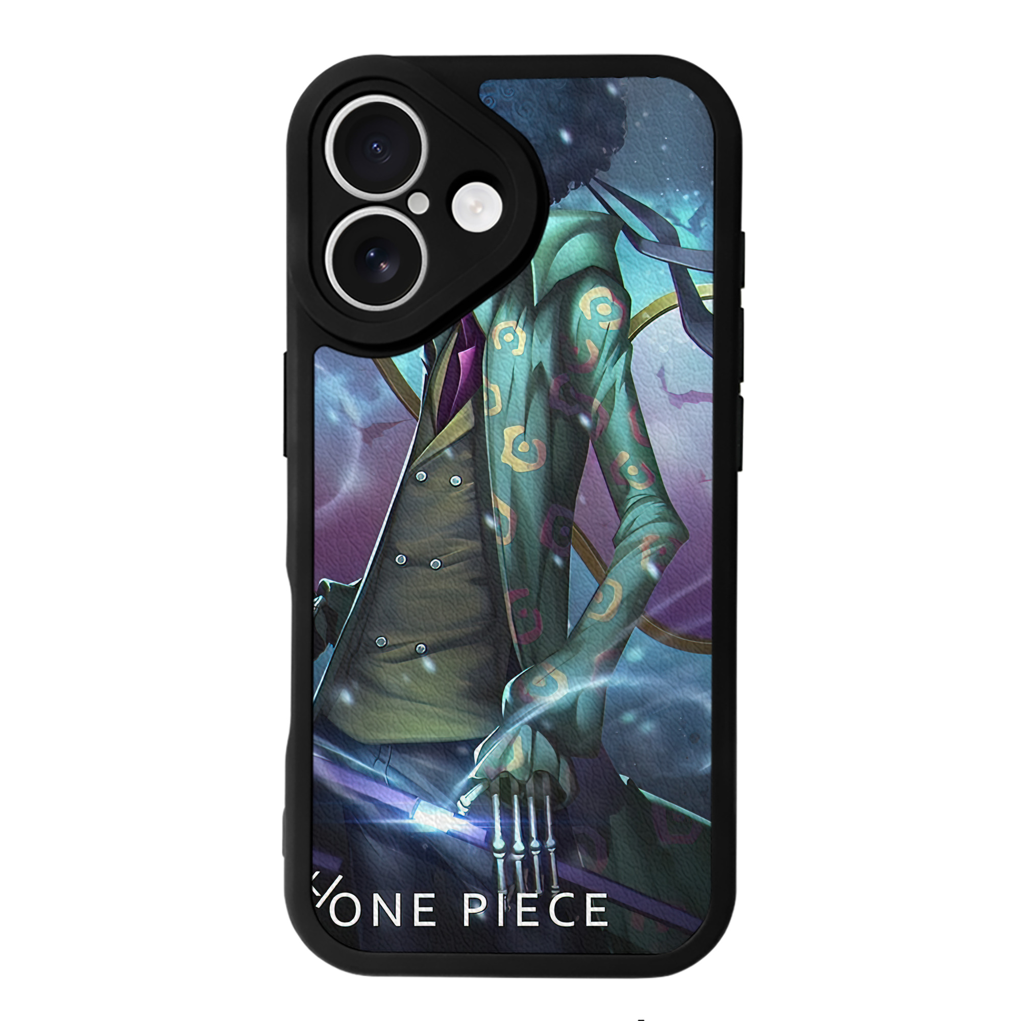 （画像用） ワンピース ONE PIECE 【iPhone 16シリーズ対応】シリコンスマホケース（レザー調） 材質：シリコン